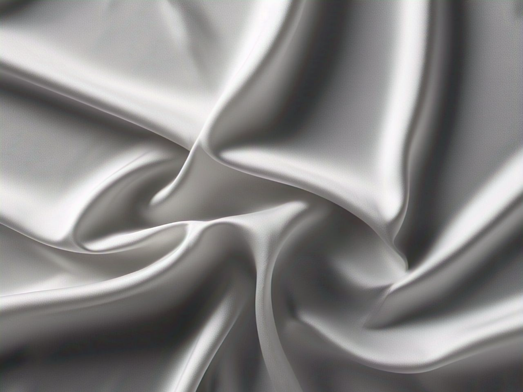 Blooming White Plain Satin Fabric (Wholesale)