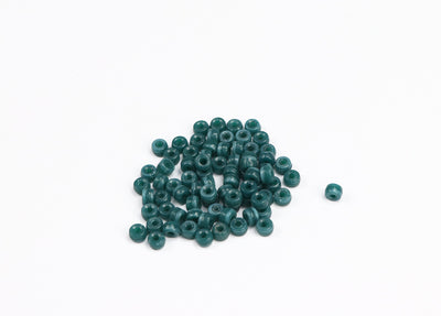 High-Quality Round Light Green Pressed Czech Glass Beads