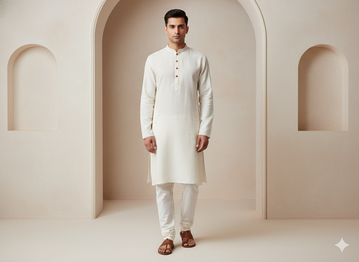 बर्फ़ जैसा सफ़ेद सूती लिनन कपड़ा