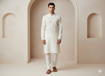 बर्फ़ जैसा सफ़ेद सूती लिनन कपड़ा