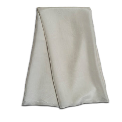 White Plain Dyeable Viscose Dola Silk Fabric (Wholesale)