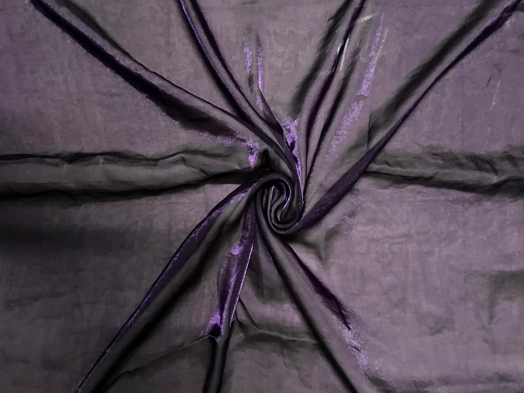 Luxuries Violet Heavy Fendi Silk