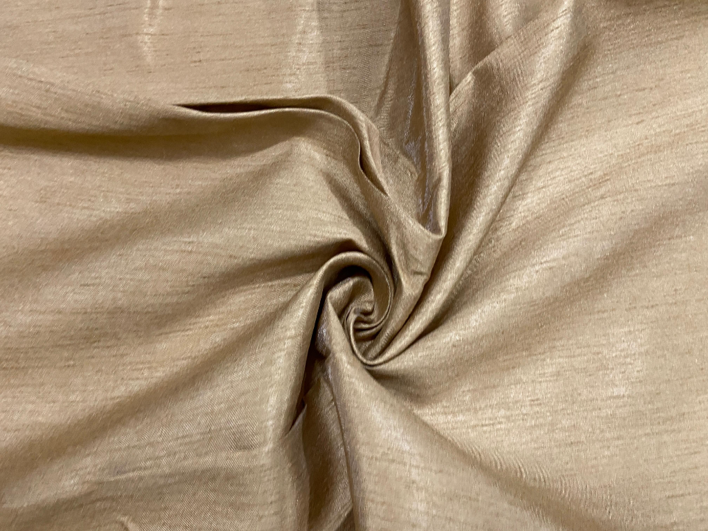 Golden Fawn Mulberry Heavy Raw Silk