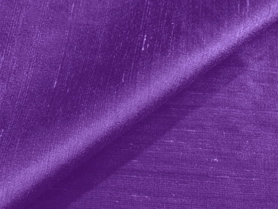 Purple Plain Bangalore Raw Silk Fabric  (Wholesale)