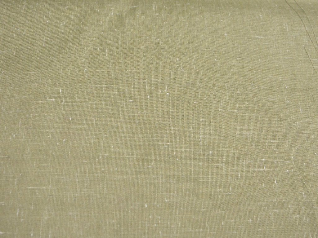 पिस्ता सादा कॉटन लिनन कपड़ा