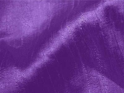 Purple Plain Bangalore Raw Silk Fabric  (Wholesale)