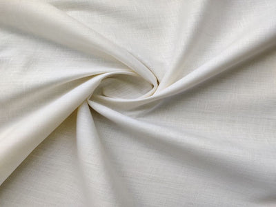 Off White Plain Premium Linen Fabric (Wholesale)