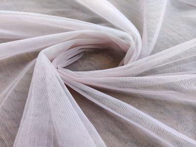 Lilac Plain Mono Net Fabric