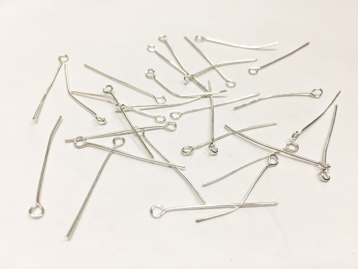 Silver Jewellery Making Metal Eye Pin- 30 mm (Wholesale)