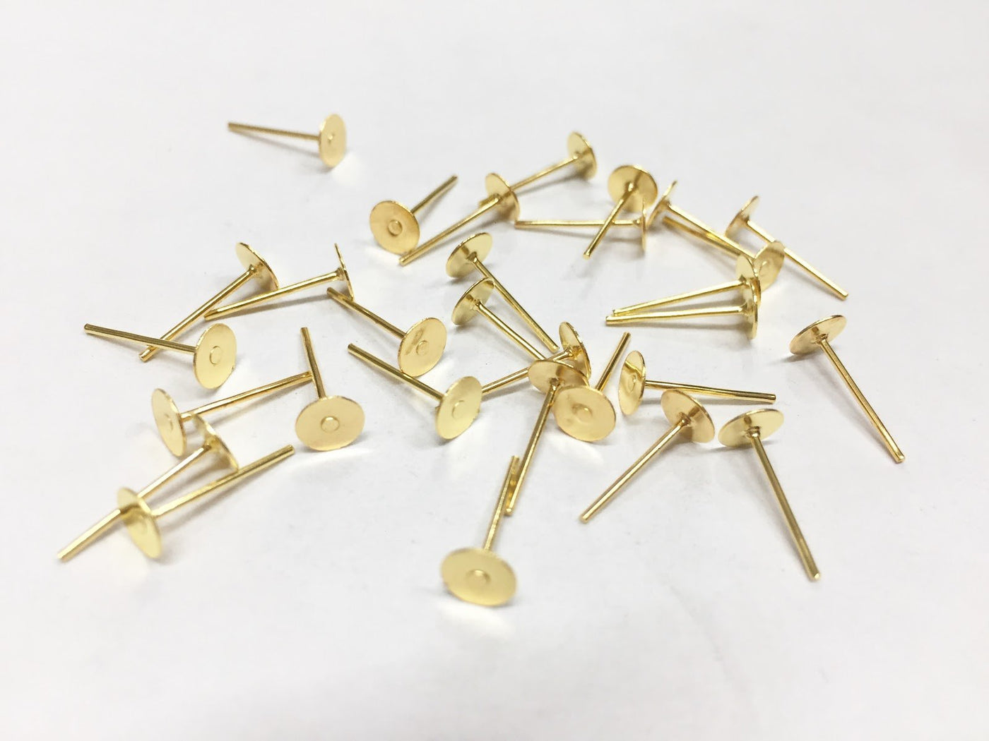 Golden Jewellery Making Metal Head Pin- 5x12 mm (Wholesale)