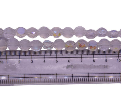 White Transparent Rainbow Spherical Crystal Beads (Wholesale)