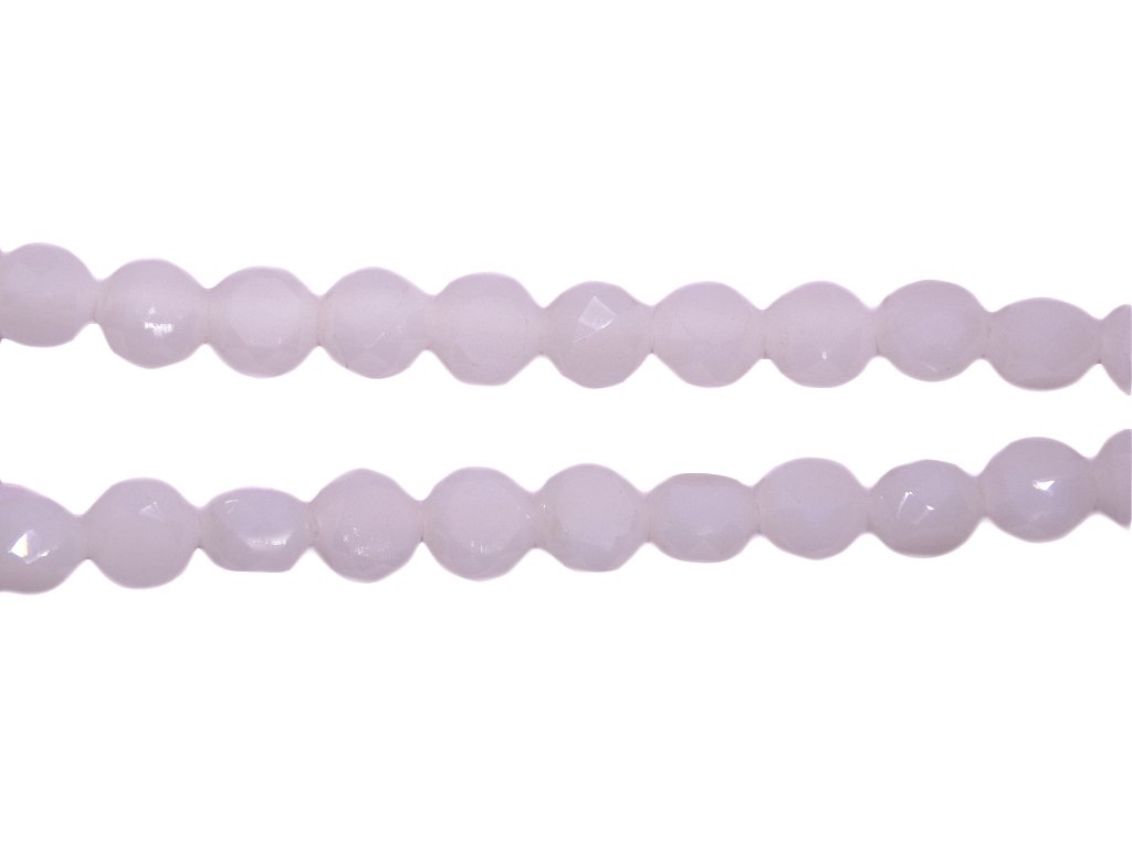 White Spherical Crystal Beads (Wholesale)