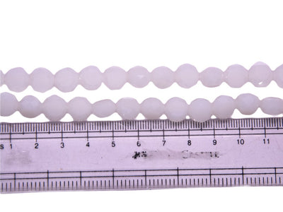 White Spherical Crystal Beads (Wholesale)