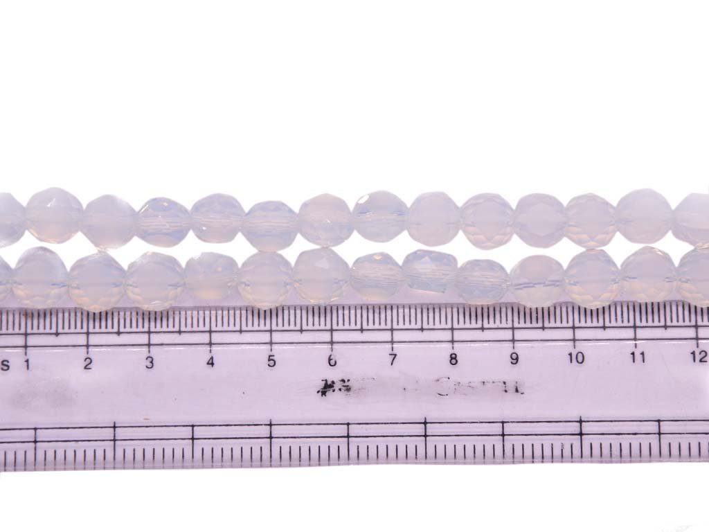 White Transparent Spherical Crystal Beads  (Wholesale)