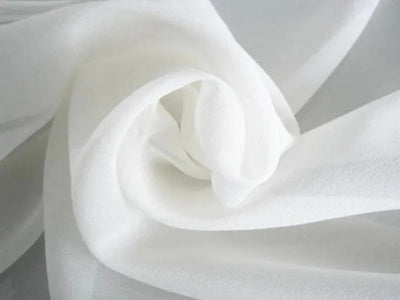 White Dyeable Plain Viscose Georgette Fabric (Wholesale)