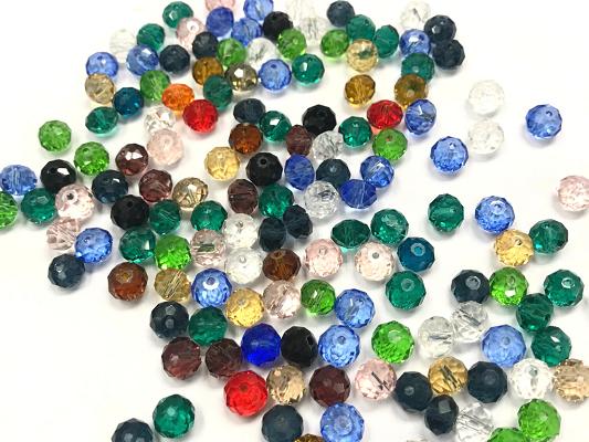 multicolor-green-machine-cut-glass-beads-8-mm