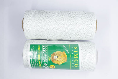 White Simco Cotton Thread