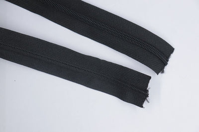 Black Plain Zipper