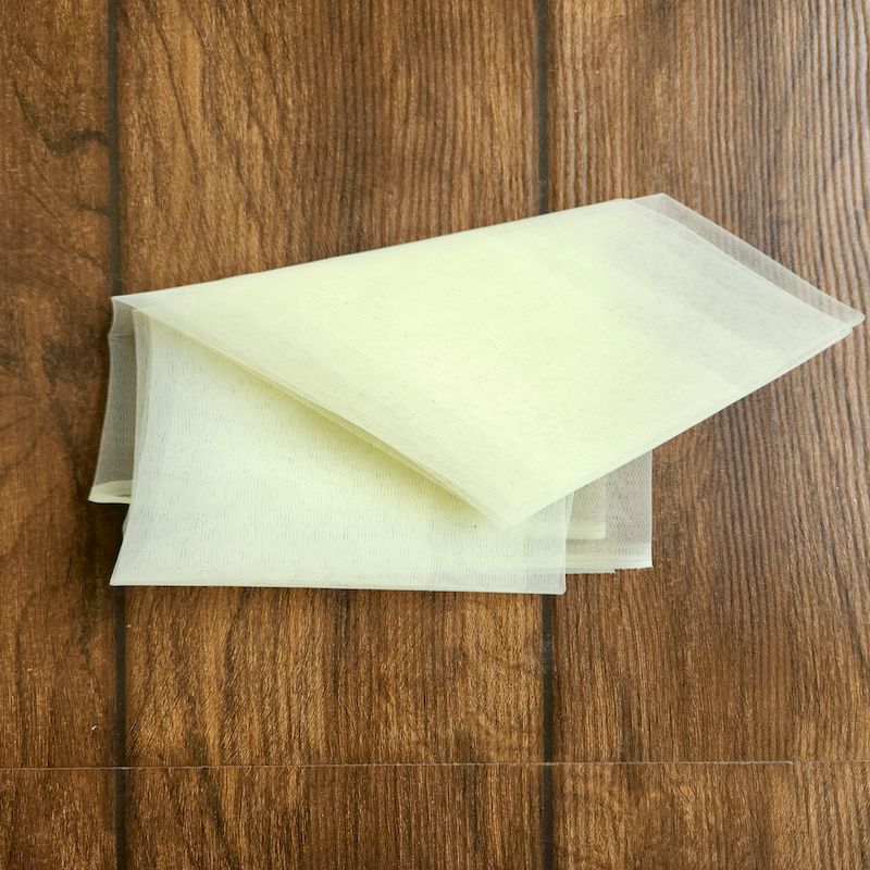 Cream Plain Mono Net Fabric