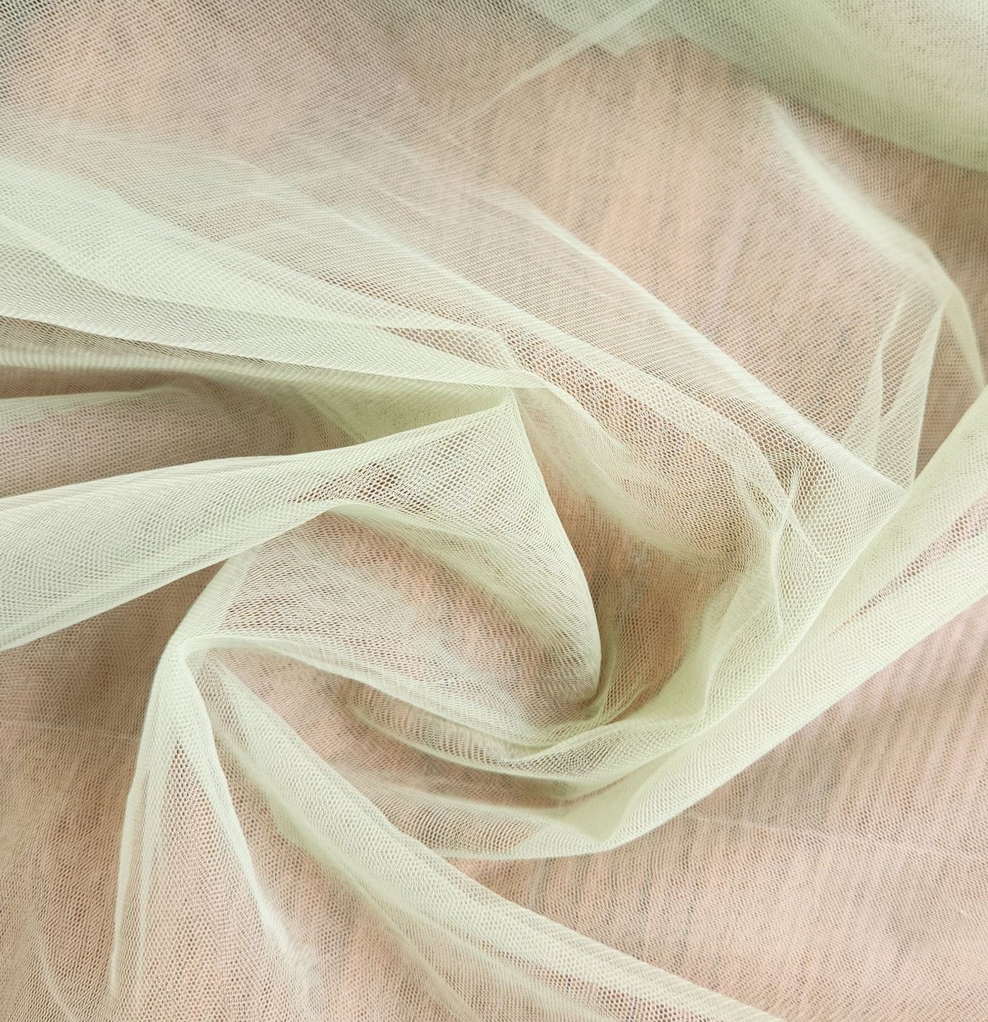 Sage Green Plain Mono Net Fabric (Wholesale)