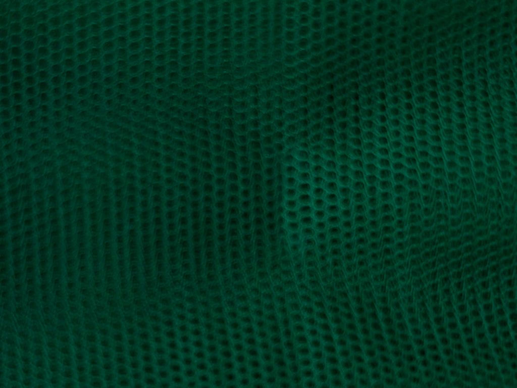 Moss Green Plain Net Fabric