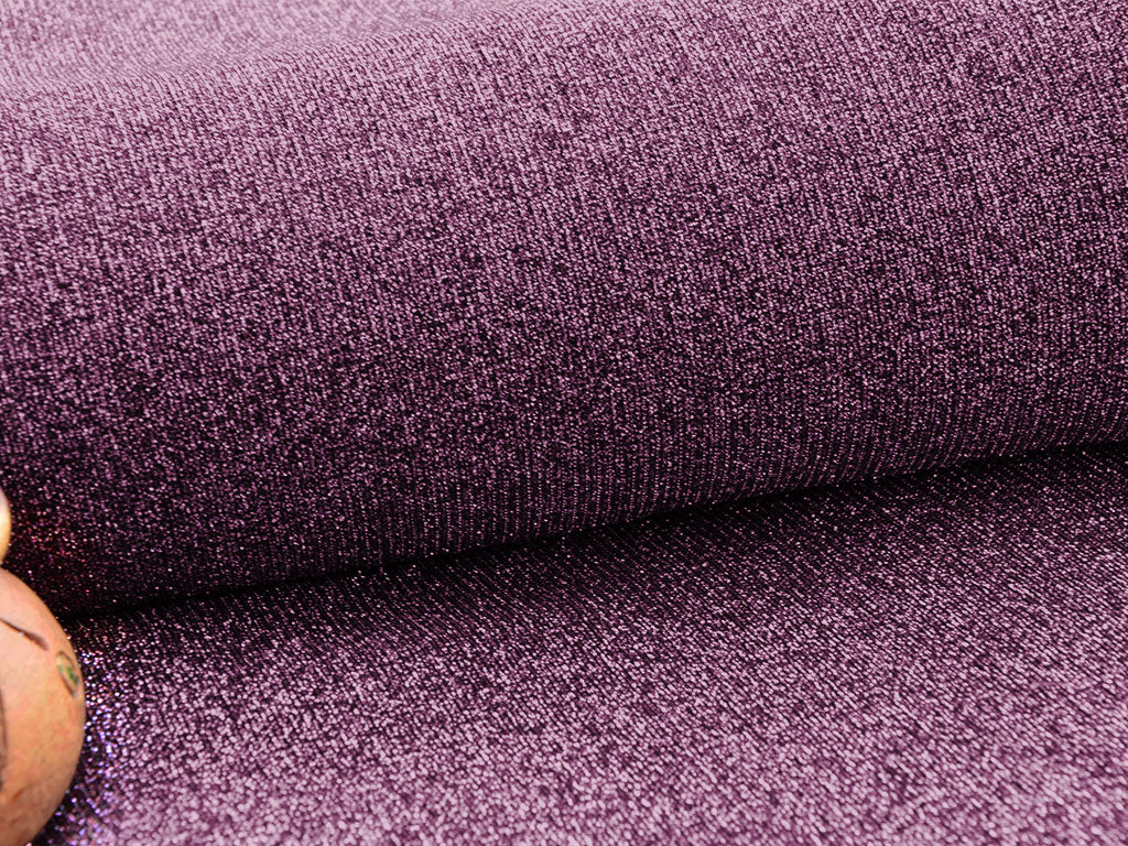 Royal Violet Plain Shimmer Bonding Fabric