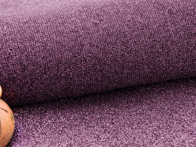 Royal Violet Plain Shimmer Bonding Fabric