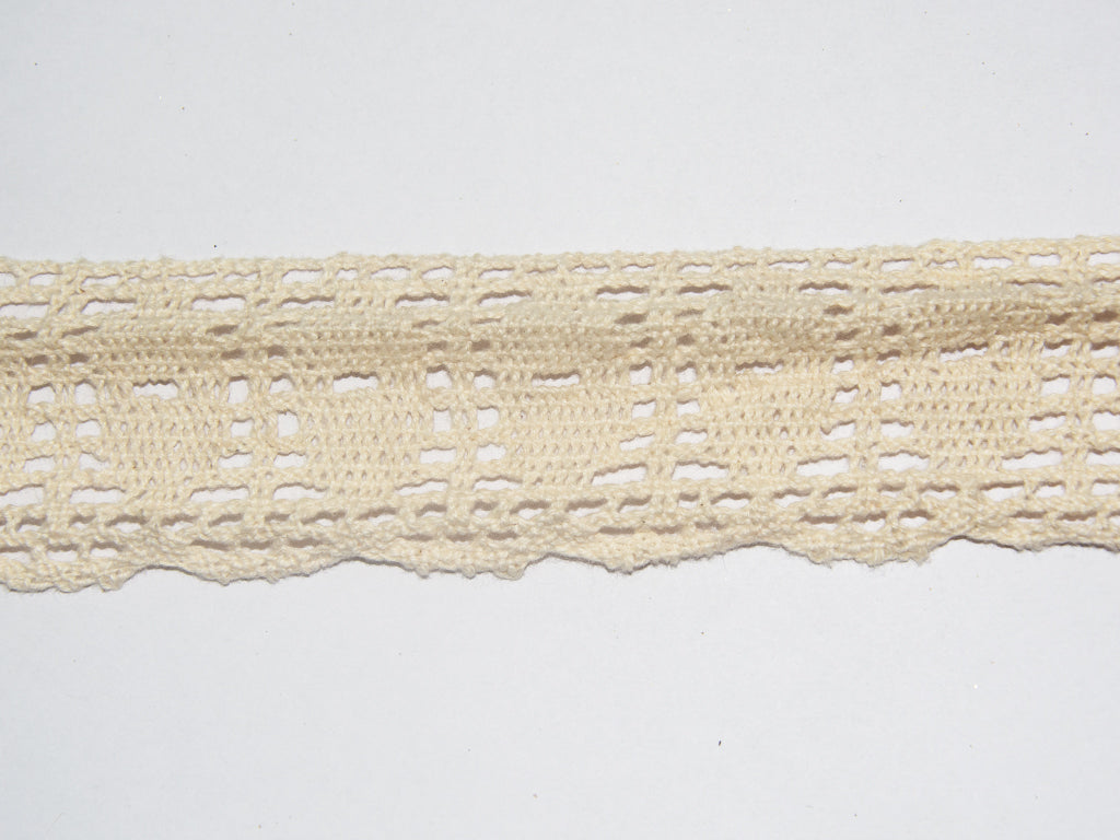 Dyeable Griege Design 194 Cotton Crochet Lace