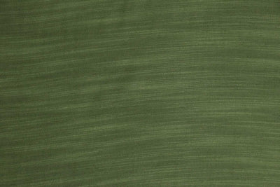 Precut of 1.5 Meters of Leaf Green Plain Textured Tussar Cotton Slub Fabric