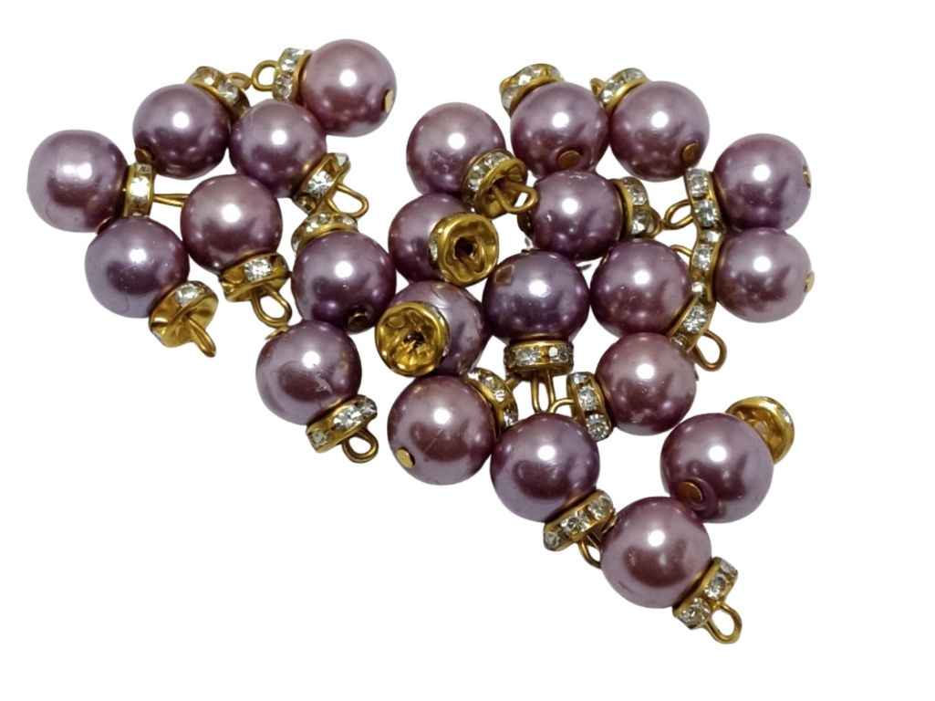 Blue Berry Spherical Loreal Glass Beads