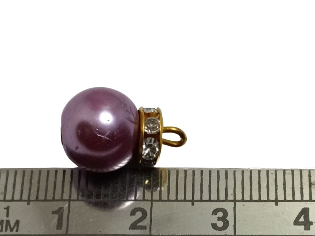 Blue Berry Spherical Loreal Glass Beads