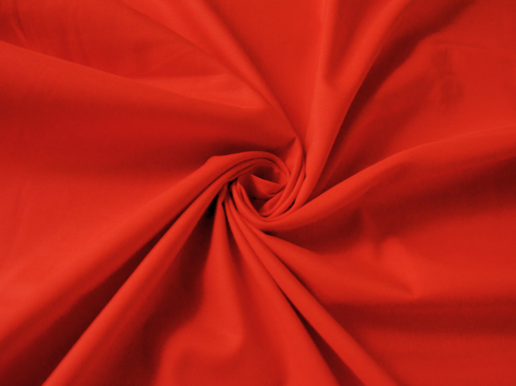 Bright Orange Plain 100% Pure Mul Mul Cotton