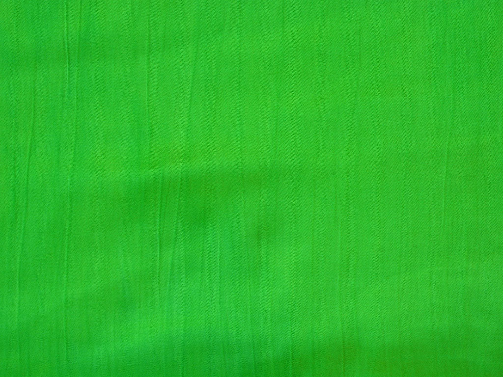 Grass Green Plain Pure Viscose Gaji Silk Fabric