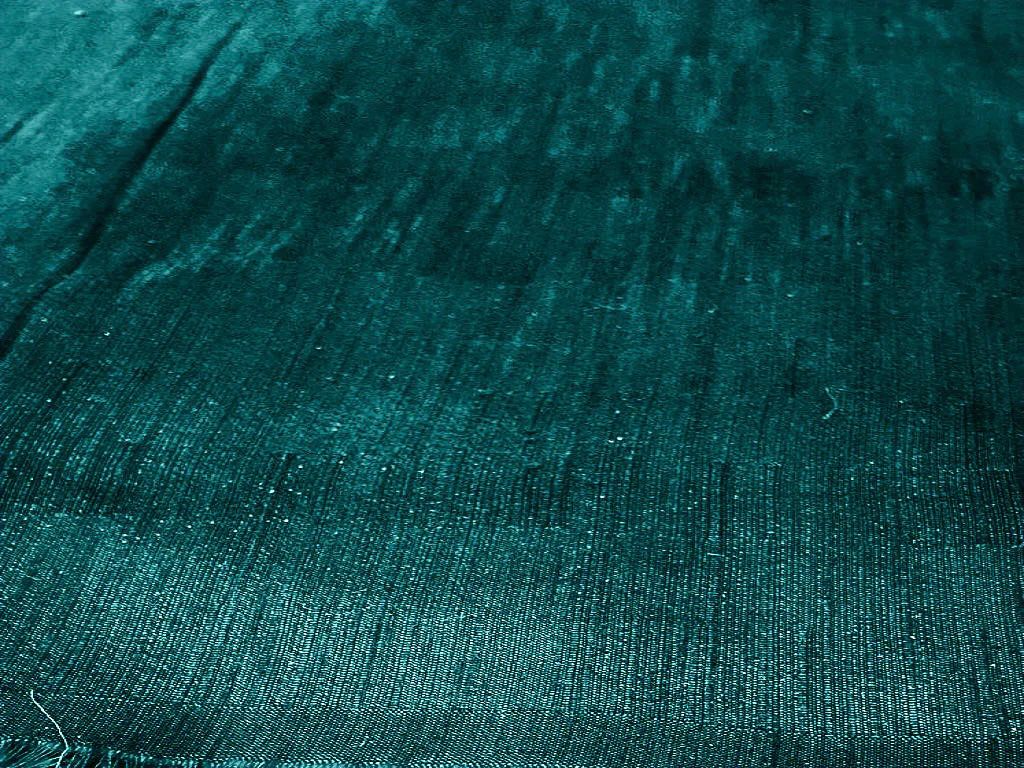 Deep Teal Plain Bangalore Raw Silk Fabric  (Wholesale)