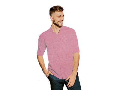 हल्के रोज़वुड शुद्ध लिनन फैब्रिक का प्रीकट - 60 ली