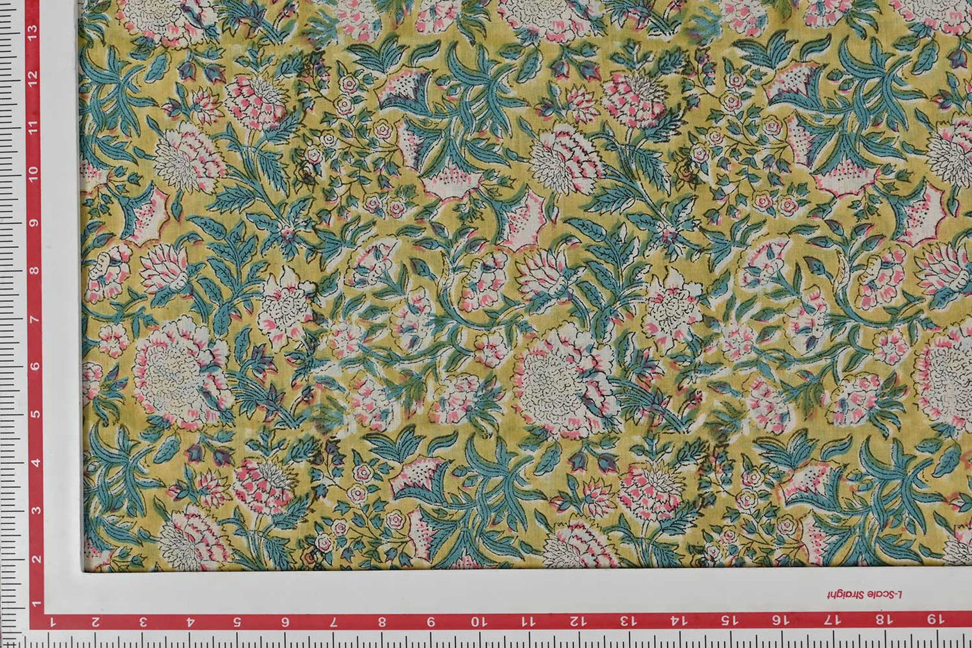 Multicolor Traditional Cotton Cambric Fabric