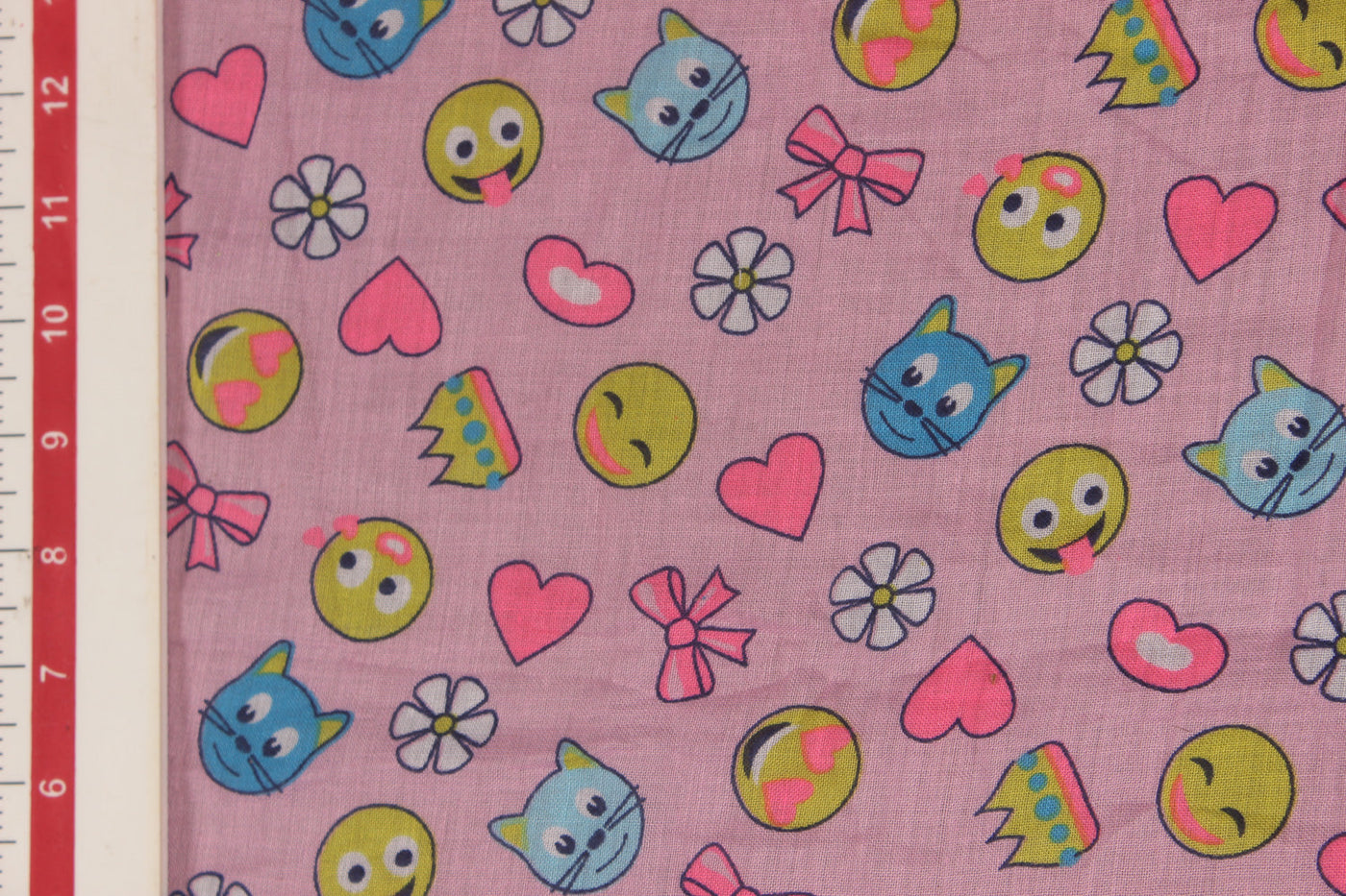 precut-1-metre-light-pink-quirky-print-voile-fabric