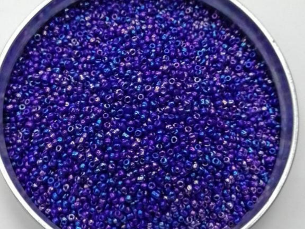 Bright Royal Blue Round Rocaille Glass Seed Beads- 2 mm