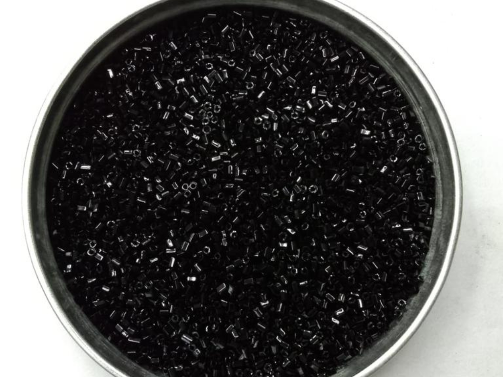 Black 2 Cut Glass Seed Beads- 1.5 mm (Wholesale)