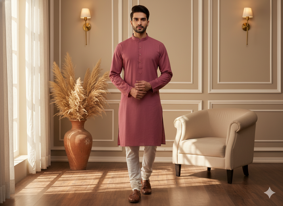 Onion Pink Plain 100% Pure Mul Mul Cotton