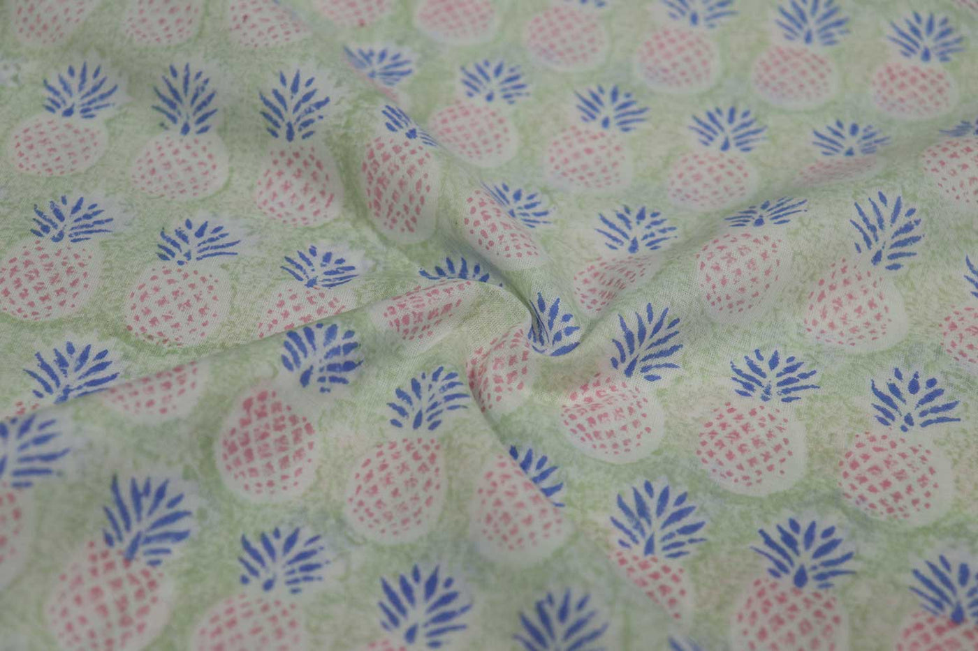 Multicolor Quirky Cotton Cambric Fabric