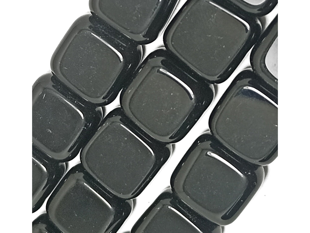 Black Square Natural Stone Beads