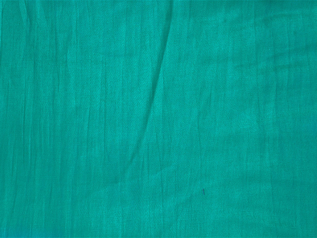 Sea Green Plain Pure Viscose Gaji Silk Fabric (Wholesale)