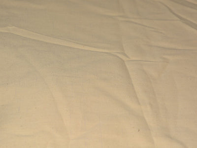 Cream Plain Cotton Canvas Fabric