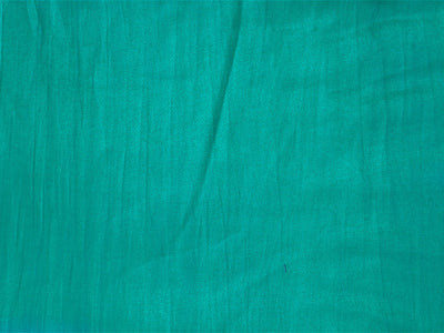 Sea Green Plain Pure Viscose Gaji Silk Fabric