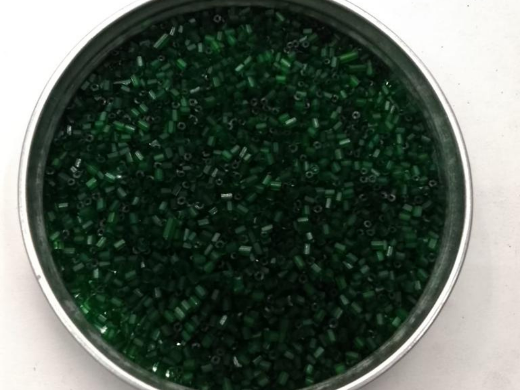 Deep Green 2 Cut Glass Seed Beads- 2 mm (Wholesale)