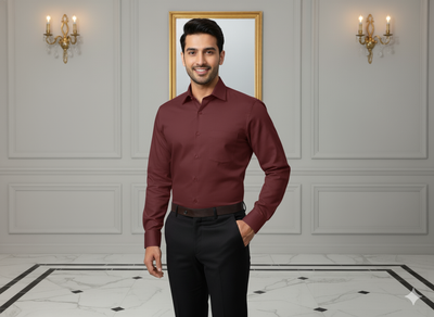 Maroon 100% Turkey Giza Cotton Fabric