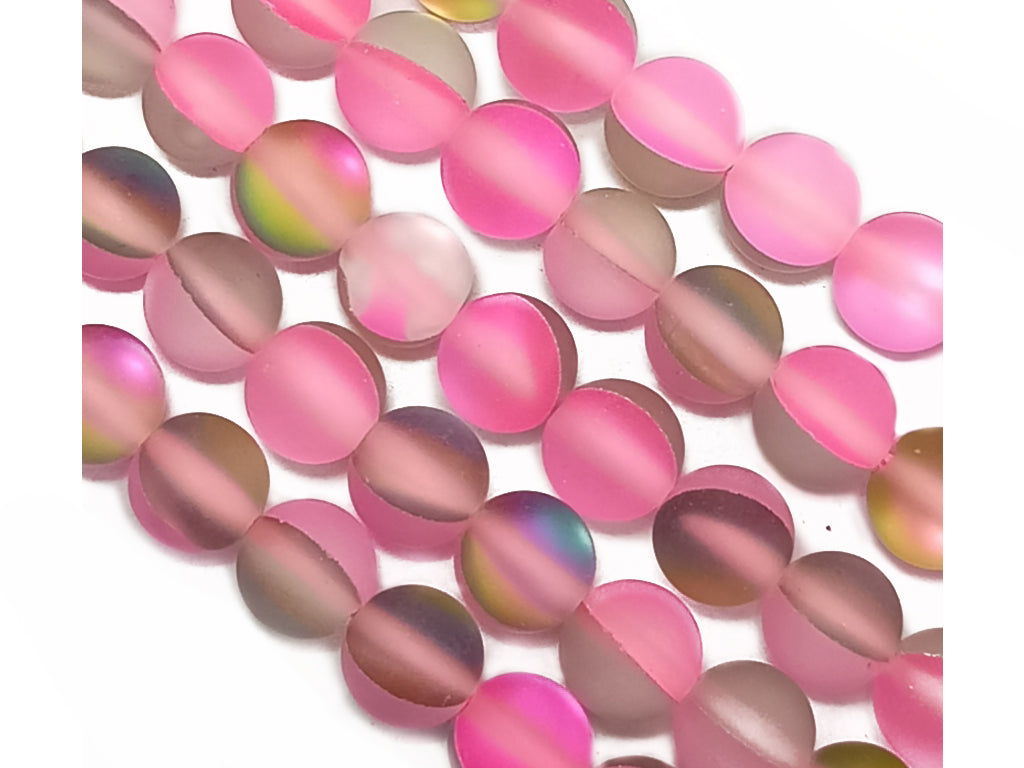Pink Spherical Radium Natural Quartz Stone Beads