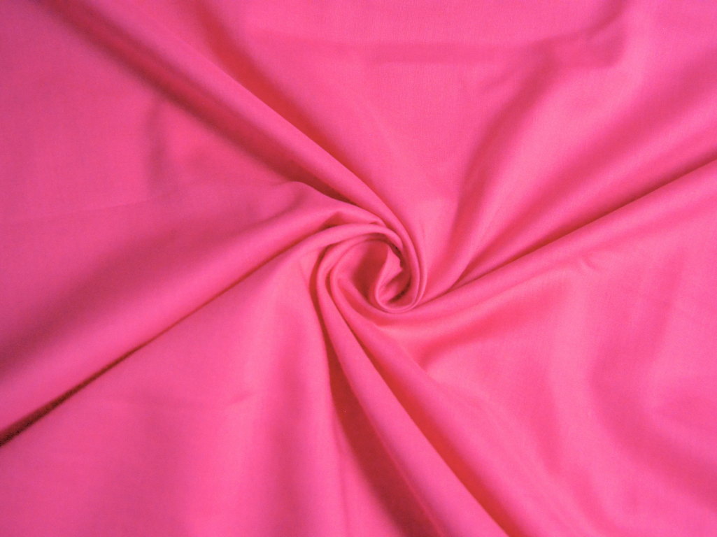 Bright Pink Plain 100% Pure Mul Mul Cotton