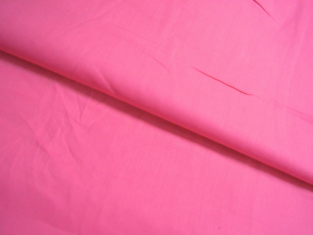 Bright Pink Plain 100% Pure Mul Mul Cotton